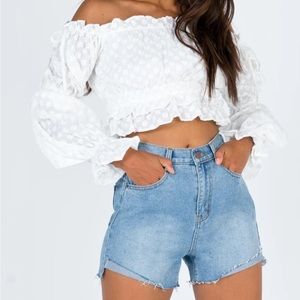 Princess Polly Jean Shorts - New with Tags!